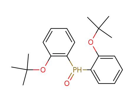 Molecular Structure of 85599-10-6 (Phosphine oxide, bis[2-(1,1-dimethylethoxy)phenyl]-)