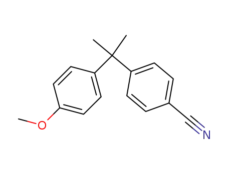 2-(4'-cyanophenyl)-2-(4''-methoxyphenyl)propane