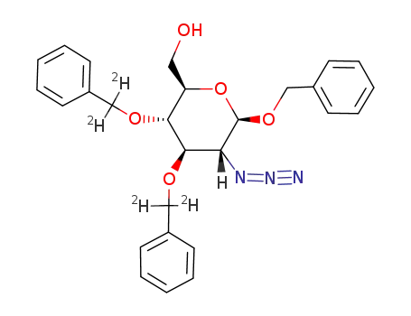 Benzyl-2-azido-3,4-di-O-<α,α-D2>benzyl-2-desoxy-β-D-glucopyranosid