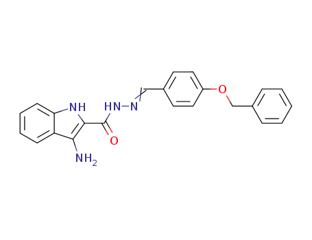 3-Amino-1H-indole-2-carboxylic acid [1-(4-benzyloxy-phenyl)-meth-(E)-ylidene]-hydrazide