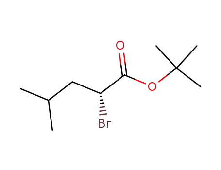 (2R)-2-bromo-4-methylpentanoic acid t-butyl ester