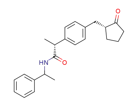 (R)-2-[4-((R)-2-Oxo-cyclopentylmethyl)-phenyl]-N-(1-phenyl-ethyl)-propionamide