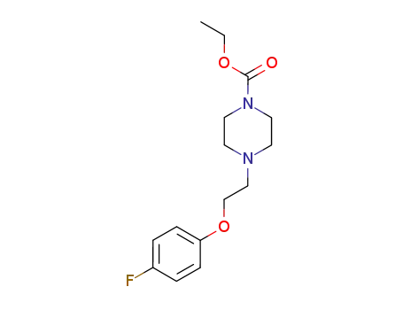 1-Piperazinecarboxylic acid, 4-[2-(4-fluorophenoxy)ethyl]-, ethyl ester