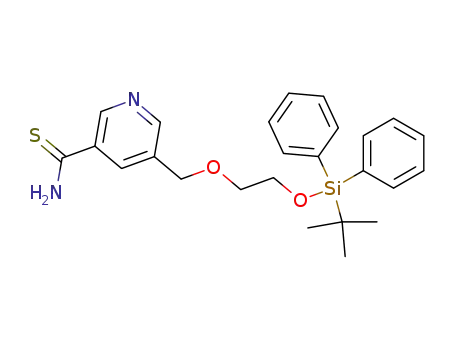 3-thiocarbamoyl-5-(2-tert-butyldiphenylsilyloxyethoxymethyl)pyridine
