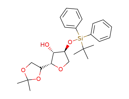 Molecular Structure of 101069-26-5 (1,4-anhydro-2-O-tert-butyldiphenylsilyl-5,6-O-isopropylidene-D-glucitol)