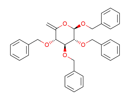 (2R,3R,4S,5S)-2,3,4,5-Tetrakis-benzyloxy-6-methylene-tetrahydro-pyran