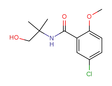N-<2-(2-methyl-1-hydroxypropyl)>-2-methoxy-5-chlorobenzamide