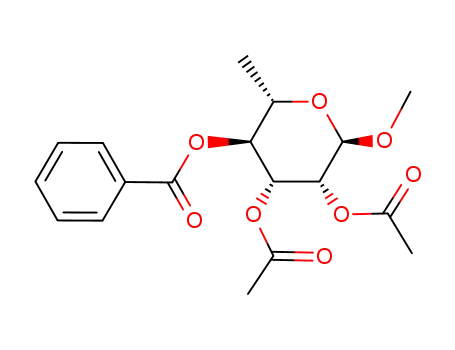 Benzoic acid (2S,3S,4R,5R,6R)-4,5-diacetoxy-6-methoxy-2-methyl-tetrahydro-pyran-3-yl ester
