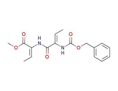 (Z)-2-[(Z)-2-(Benzyloxycarbonylamino)-2-butenoylamino]-2-butenoic acid methyl ester