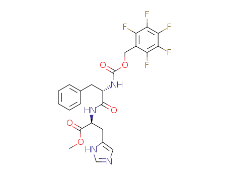 (2,3,4,5,6-pentafluorobenzyloxycarbonyl)-L-phenylalanyl-L-histidine methyl ester