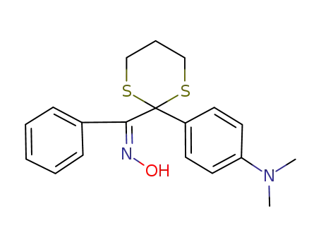 [2-(4-Dimethylamino-phenyl)-[1,3]dithian-2-yl]-phenyl-methanone oxime