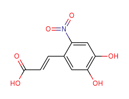 2-프로펜산, 3-(4,5-디하이드록시-2-니트로페닐)-, (2E)-(9CI)