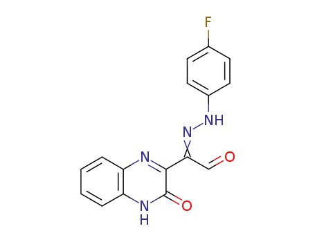 3-<formyl(p-fluorophenylhydrazono)methyl>-2-quinoxalinone
