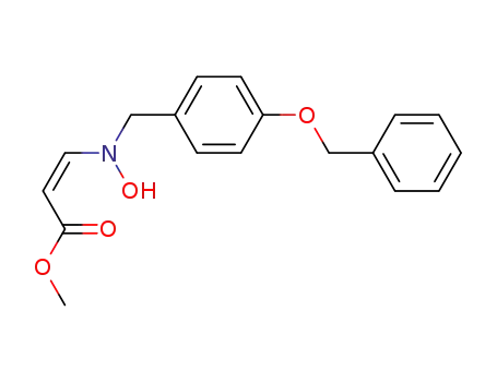 2-Propenoic acid, 3-[hydroxy[[4-(phenylmethoxy)phenyl]methyl]amino]-,
methyl ester, (Z)-