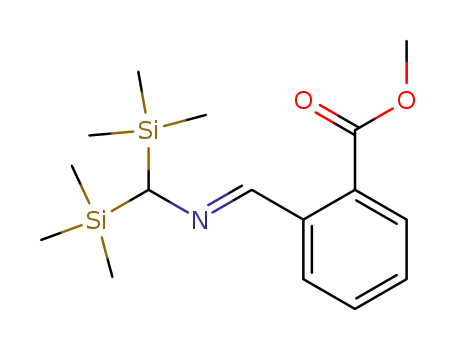 Benzoic acid, 2-[[[bis(trimethylsilyl)methyl]imino]methyl]-, methyl ester