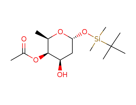 tert-Butyldimethylsilyl 4-O-Acetyl-2,6-dideoxy-α-D-lyxo-pyranoside