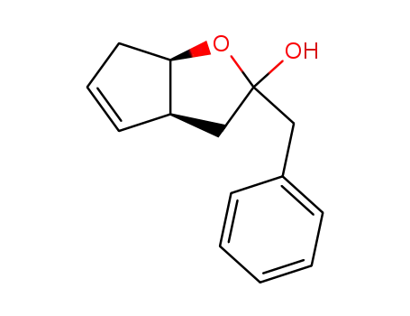 (3aS,6aR)-2-Benzyl-3,3a,6,6a-tetrahydro-2H-cyclopenta[b]furan-2-ol