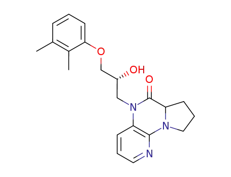 5-<3-(2,3-dimethylphenoxy)-2-hydroxypropyl>-6a,7,8,9-tetrahydropyrido<3,2-e>pyrrolo<1,2-a>pyrazin-6(5H)-one