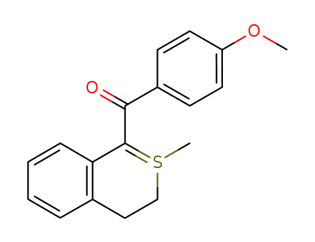 1-(p-methoxybenzoyl)-2-methyl-3,4-dihydro-1H-2-thianaphthalen-2-ium-1-ide