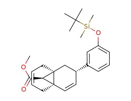 methyl 4-(3-((tert-butyldimethylsilyl)oxy)phenyl)<4.4.1>propella-2,8-diene-11-carboxylate