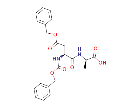 Molecular Structure of 80863-53-2 (D-Alanine, N-[N-[(phenylmethoxy)carbonyl]-L-a-aspartyl]-,
4-(phenylmethyl) ester)
