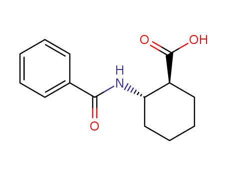 Molecular Structure of 26693-55-0 ((-)-CIS-2-BENZAMIDOCYCLOHEXANECARBOXYLIC ACID)