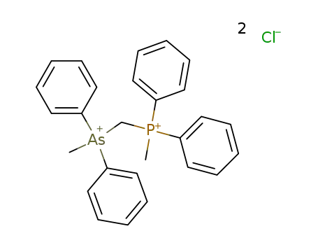 (Methyldiphenylarsonio)(methyldiphenylphosphonio)methan-dichlorid