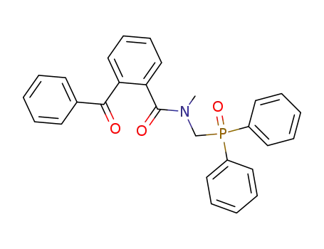 N-diphenylphosphinoylmethyl-N-methyl-2-benzoylbenzamide