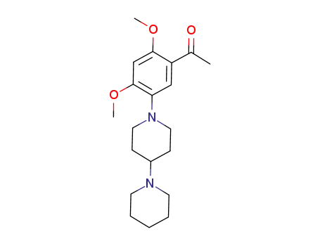 1-(2,4-dimethoxy-5-(4-(piperidin-1-yl)piperidin-1-yl)phenyl)ethanone