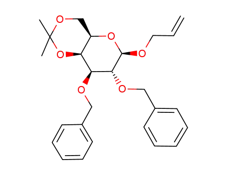 allyl 2,3-di-O-benzyl-4,6-O-isopropylidene-β-D-galactopyranoside