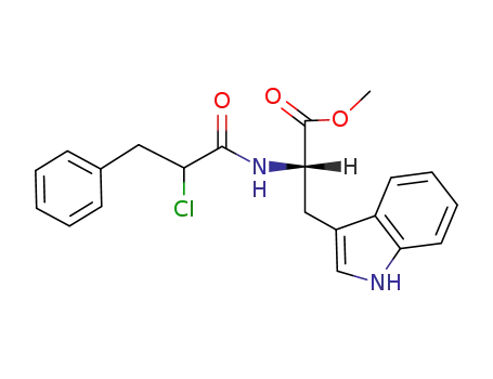 N-(2-chloro-3-phenylpropionyl)tryptophan methyl ester