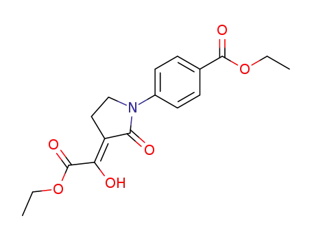 Benzoic acid,
4-[3-(2-ethoxy-1-hydroxy-2-oxoethylidene)-2-oxo-1-pyrrolidinyl]-, ethyl
ester