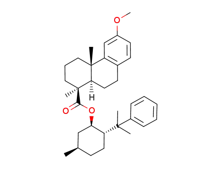(-)-Phenylmenthyl (+)-O-methylpodocarpate