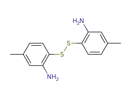 Molecular Structure of 22261-57-0 (Bis(2-amino-4-methylphenyl) disulfide)