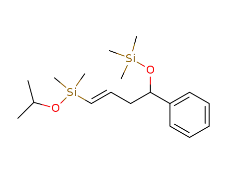 (E)-1-phenyl-4-isopropoxydimethylsilyl-3-buten-1-ol O-trimethylsilyl ether