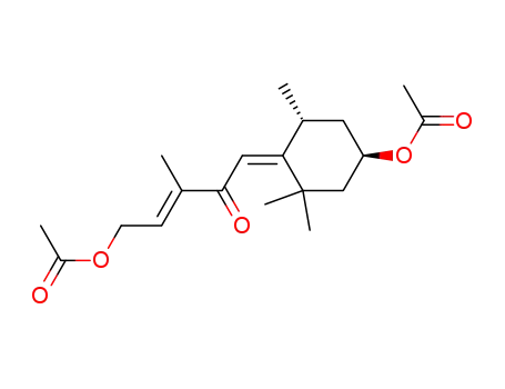 Acetic acid (1R,5R)-4-[(E)-5-acetoxy-3-methyl-2-oxo-pent-3-en-(Z)-ylidene]-3,3,5-trimethyl-cyclohexyl ester