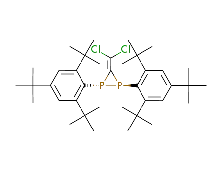 Diphosphirane,
(dichloromethylene)bis[2,4,6-tris(1,1-dimethylethyl)phenyl]-, trans-