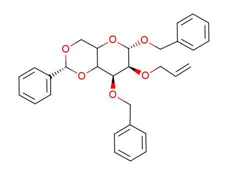 benzyl 2-O-allyl-3-O-benzyl-4,6-O-benzylidene-α-D-mannopyranoside