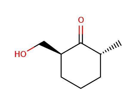 Cyclohexanone, 2-(hydroxymethyl)-6-methyl-, trans-