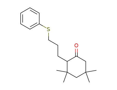 2-<3-(phenylthio)propyl>-3,3,5,5-tetramethylcyclohexanone