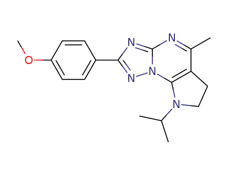 8-Isopropyl-2-(4-methoxy-phenyl)-5-methyl-7,8-dihydro-6H-pyrrolo[3,2-e][1,2,4]triazolo[1,5-a]pyrimidine