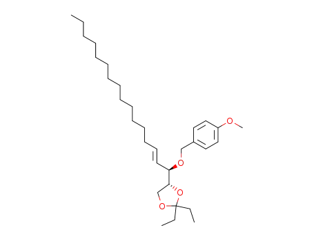(2R,3R,4E)-1,2-O-pentylidene-3-(4-methoxybenzyl)-4-octadecen-1,2,3-triol