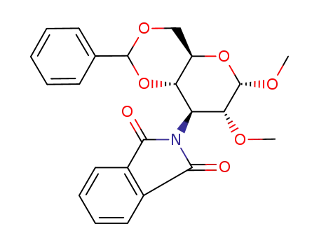 methyl 4,6-O-benzylidene-3-deoxy-2-methoxy-3-phthalimido-α-D-glucopyranoside