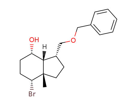 (3R,3aR,4S,7R,7aS)-3-Benzyloxymethyl-7-bromo-7a-methyl-octahydro-inden-4-ol