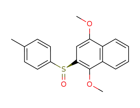 Naphthalene, 1,4-dimethoxy-2-[(4-methylphenyl)sulfinyl]-, (S)-