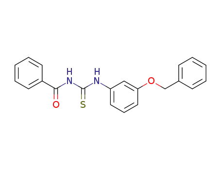 1-Benzoyl-3-(3-benzyloxy-phenyl)-thiourea