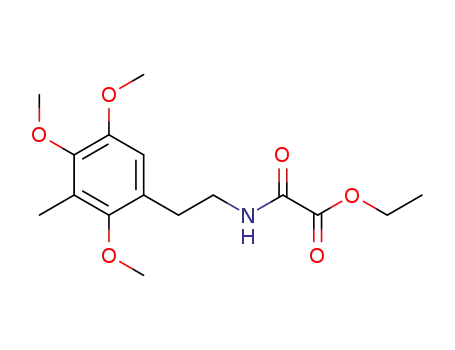 Acetic acid, oxo[[2-(2,4,5-trimethoxy-3-methylphenyl)ethyl]amino]-, ethyl
ester