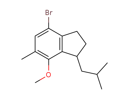 4-bromo-1-isobutyl-7-methoxy-6-methyl-indan