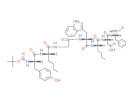 Boc-Tyr-Nle-Gly-D-Trp-Nle-Asp-gPhe-For