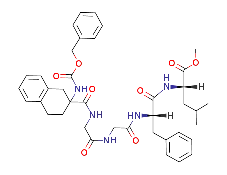 <<(2-benzyloxycarbamido)-2-tetralyl>carbonyl>glycylglycyl-L-phenylalanyl-L-leucine methyl ester